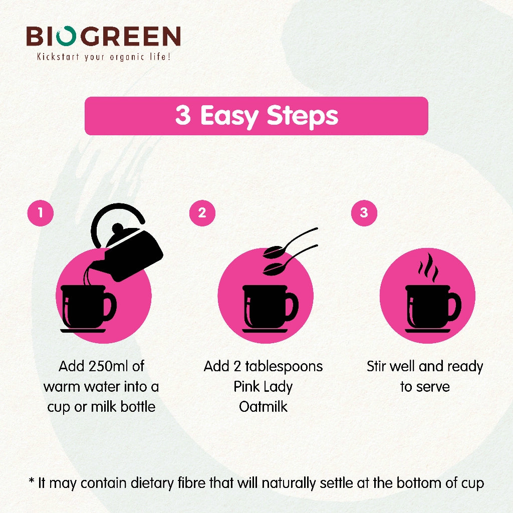 Biogreen Pink Lady 燕麥奶 清真認證（800 克）