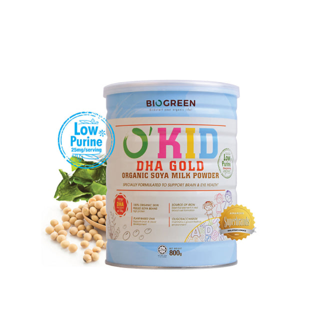 Biogreen-O'Kid DHA GOLD Soy Milk Powder (800g)