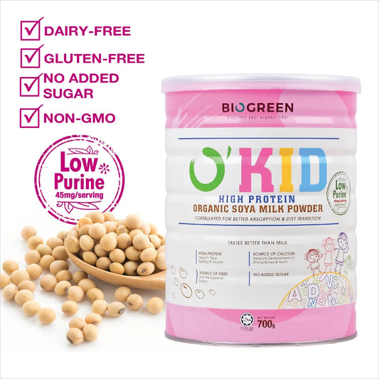 Biogreen O'Kid 高蛋白有機豆奶粉（700 克）
