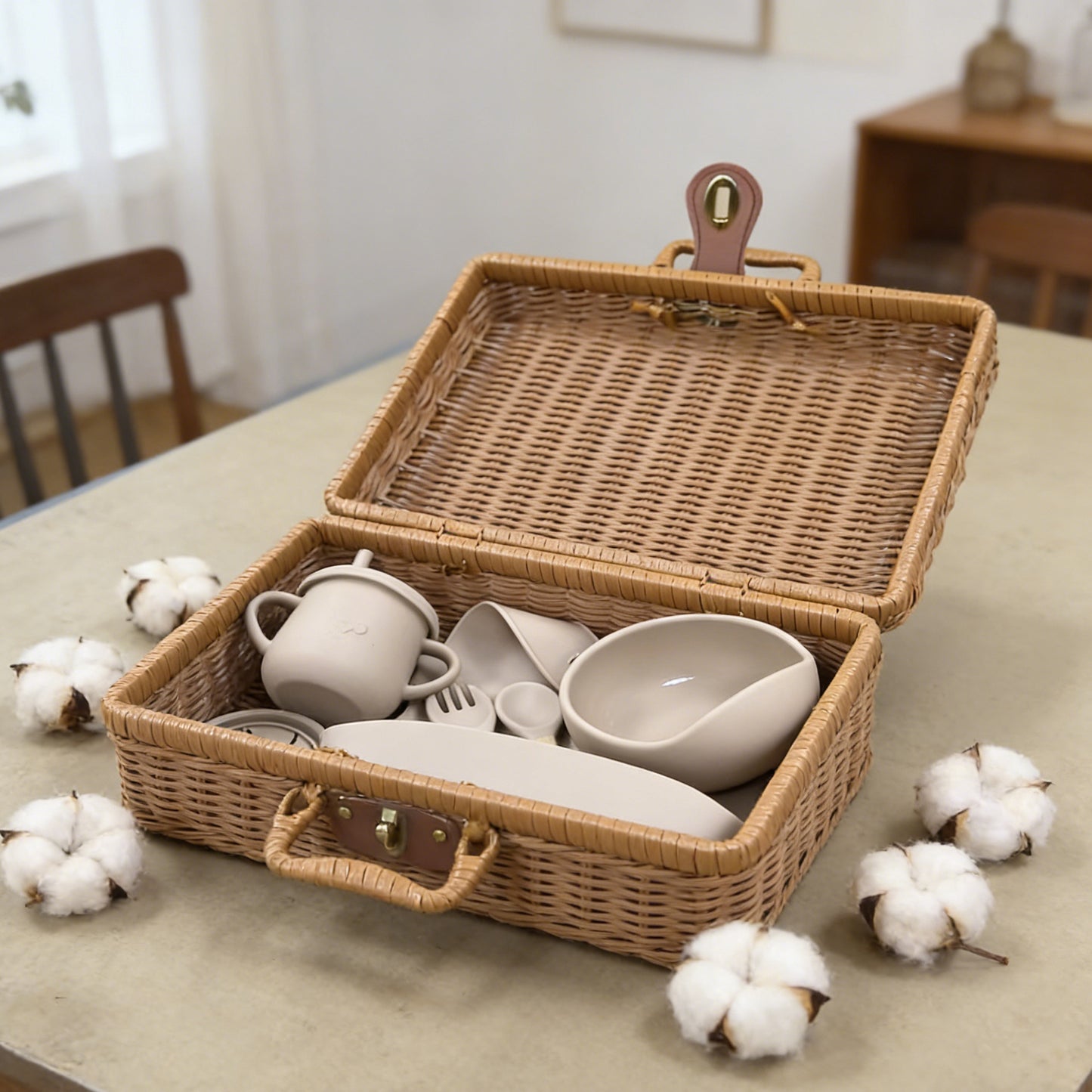 Silicone Baby Tableware 6-Piece Gift Set