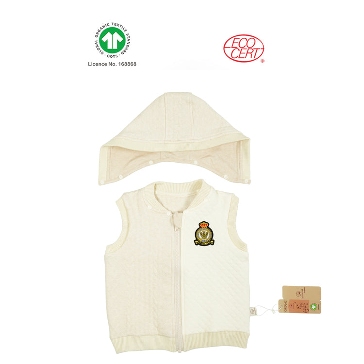 GOTS Certified Organic Hooded Vest