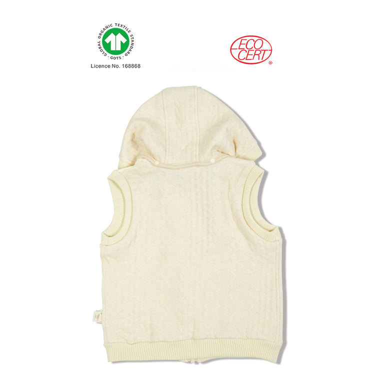 GOTS Certified Organic Hooded Vest
