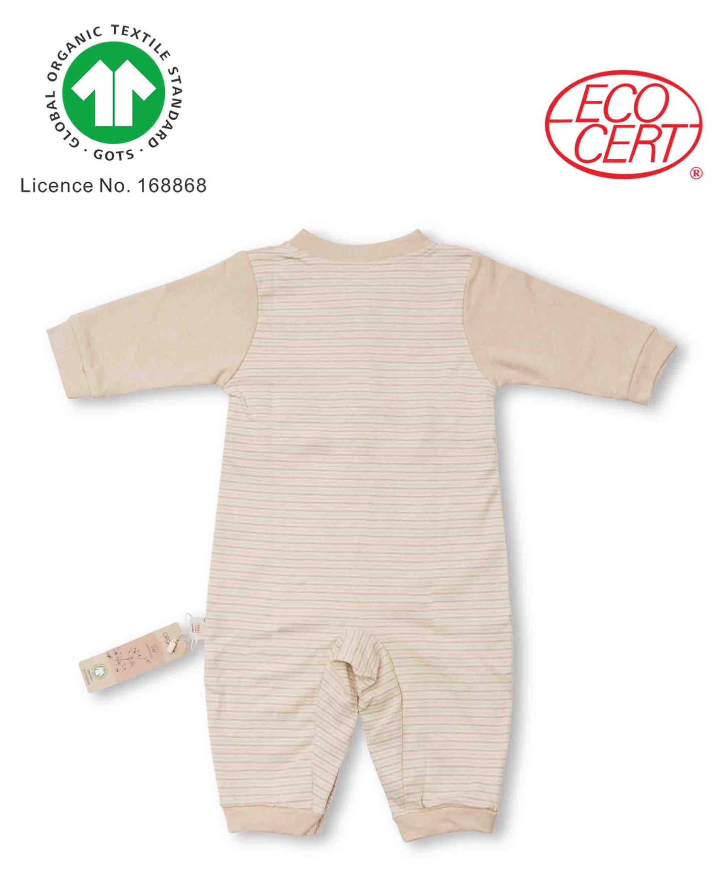 GOTS Certified Organic 2 in 1 Onesie (kimono/onesie)