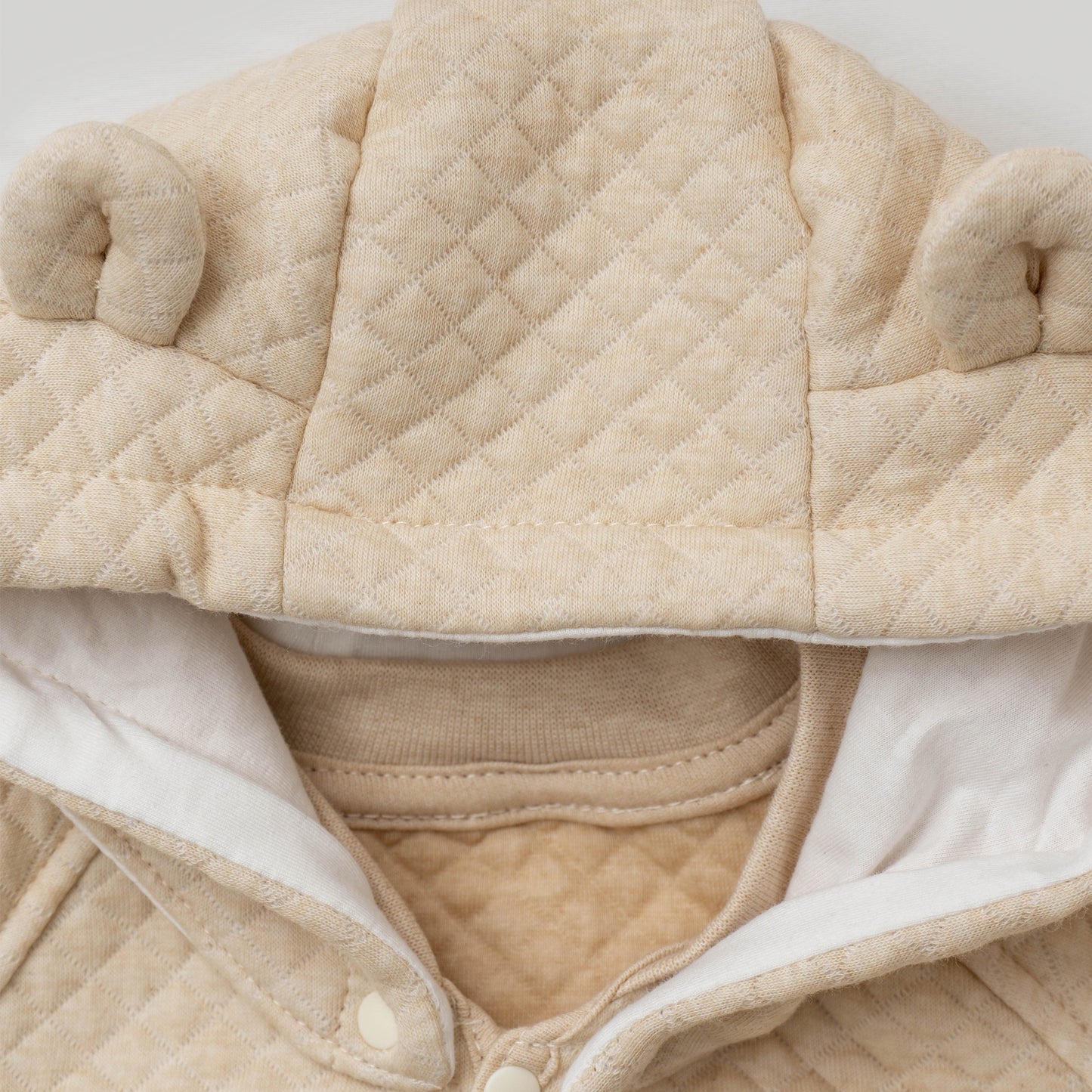 GOTS Certified Organic 2 in 1 Hooded Onesie (kimono/onesie)