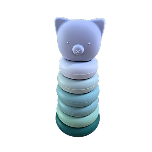 Cute Bear Silicone Stacking Toy