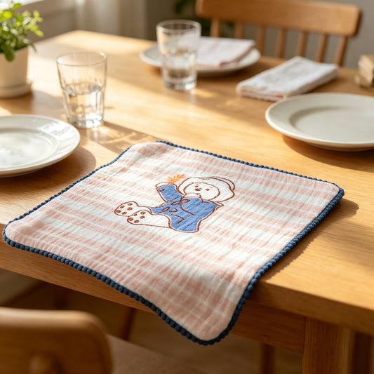 Paddington Bear Organic Lace Gauze Scarf
