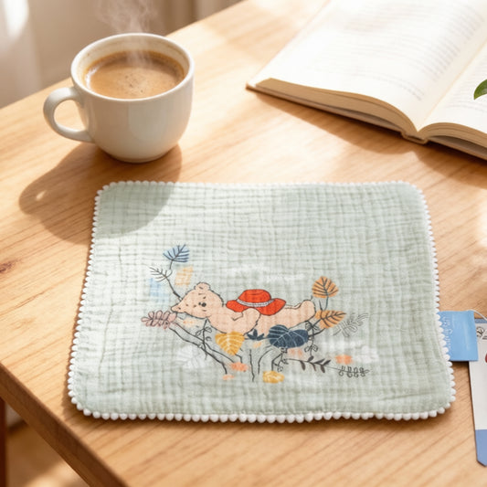 Paddington Bear Organic Lace Gauze Scarf
