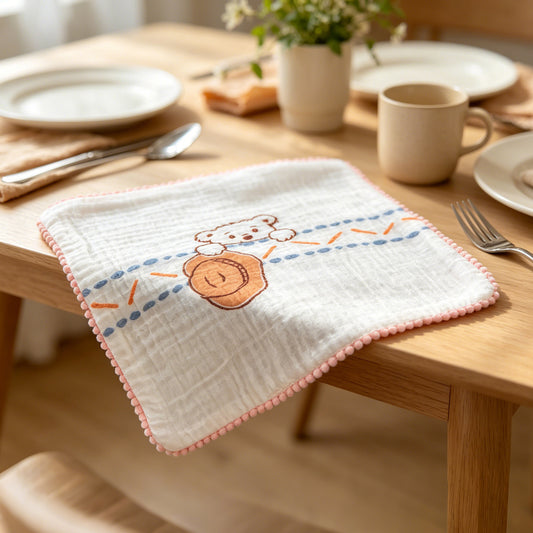 Paddington Bear Organic Lace Gauze Scarf
