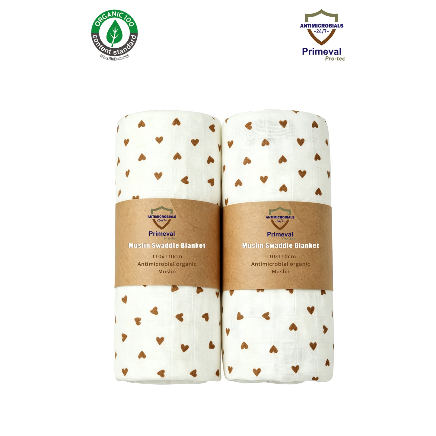 Antibacterial swaddle 2pcs