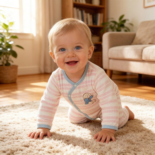 Paddington Bear Organic Pattern Bodysuit