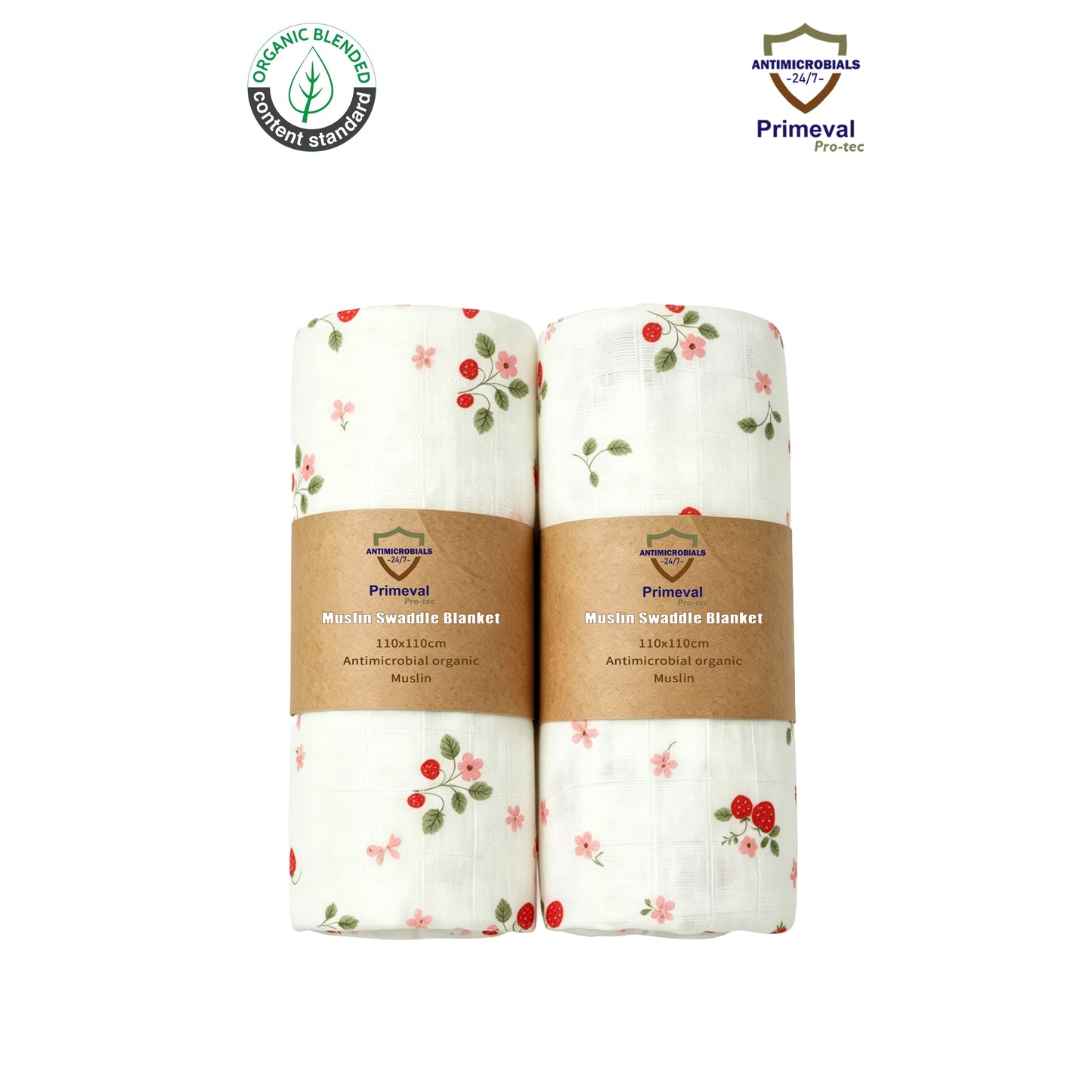 Antibacterial swaddle 2pcs