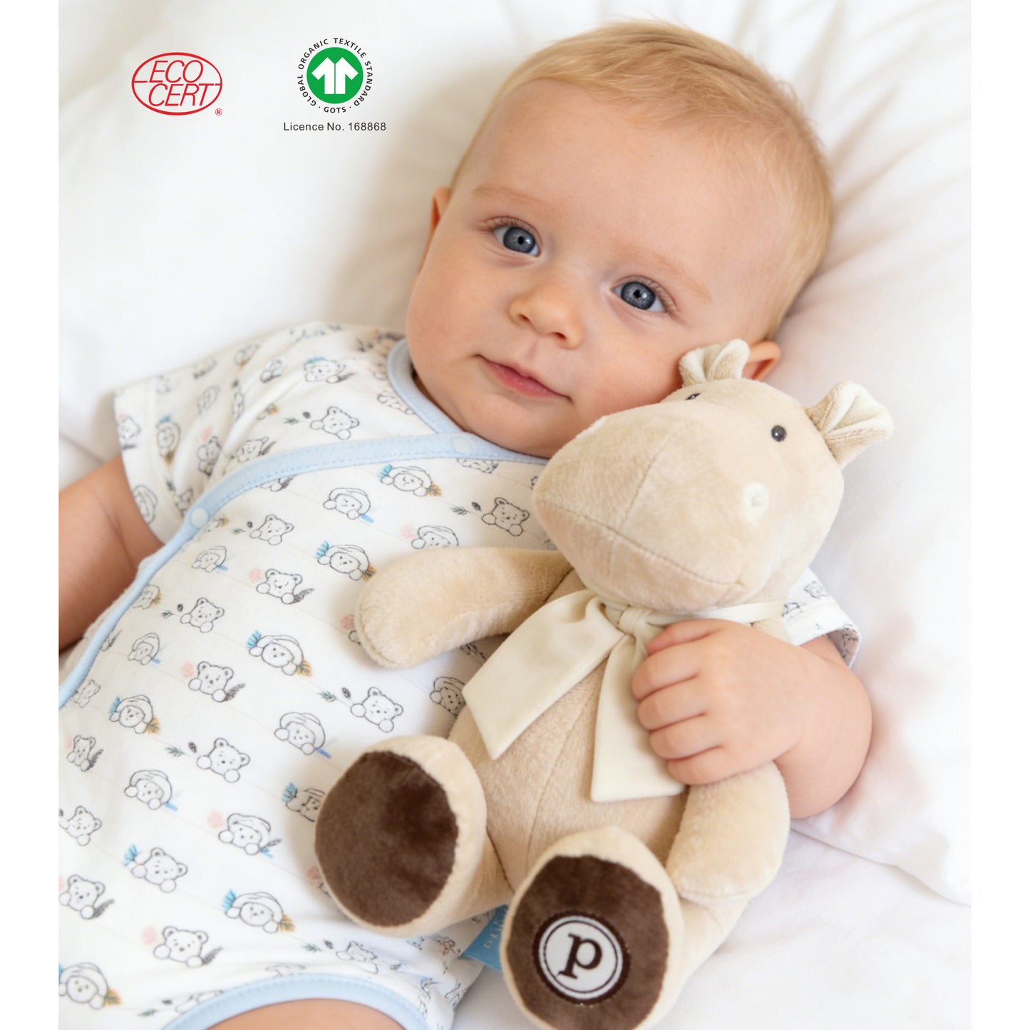 GOTS 認證有機河馬公仔