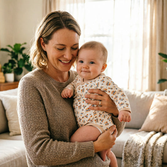 GOTS Certified Organic Long Sleeved Side-Snap Bodysuit